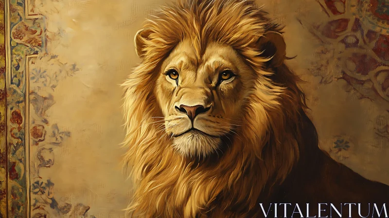 Majestic Lion AI Image