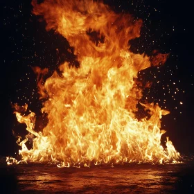 Captivating Flames and Fiery Image