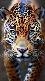 Intense Gaze of a Leopard