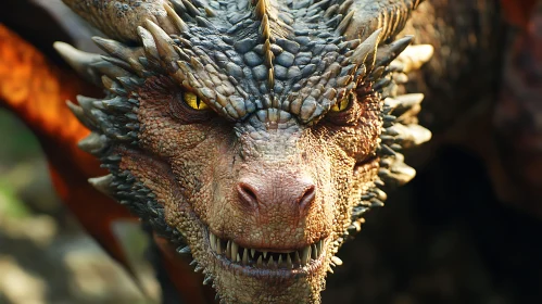 Dragon Portrait - Mythical Creature Art