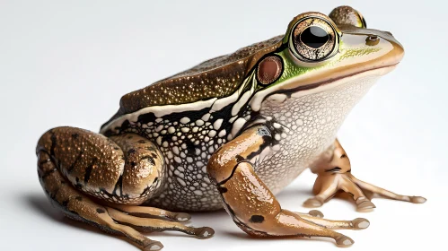 Close-Up of a Textured Frog