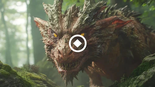 Forest Dragon Close-Up