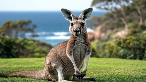 Kangaroo in Natural Habitat