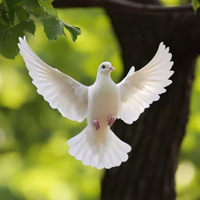 Dove in Flight
