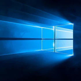 Illuminated Windows Logo