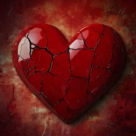 Cracked Heart: Symbol of Emotional Pain