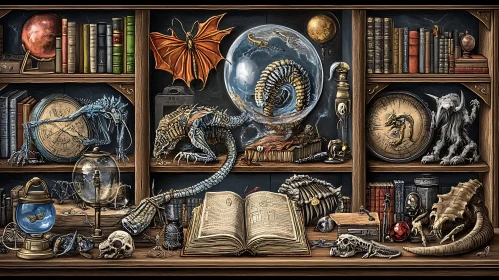 Arcane Library of Mythical Creatures