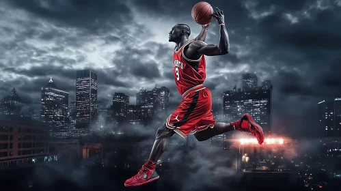 Urban Basketball Scene