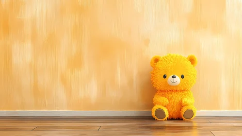 Warm Interior with Plush Teddy Bear