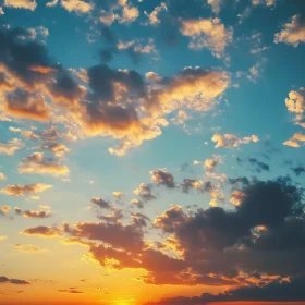 Majestic Sunset Cloudscape