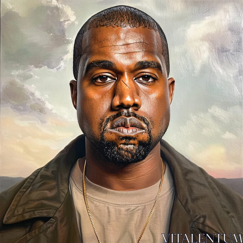 Kanye West Painting AI Image