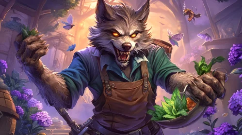 Floral Werewolf: A Creature of Legend