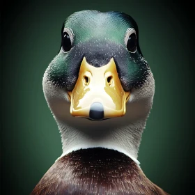 Detailed Duck Face Photography