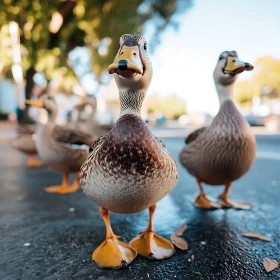 Urban Ducks Portrait