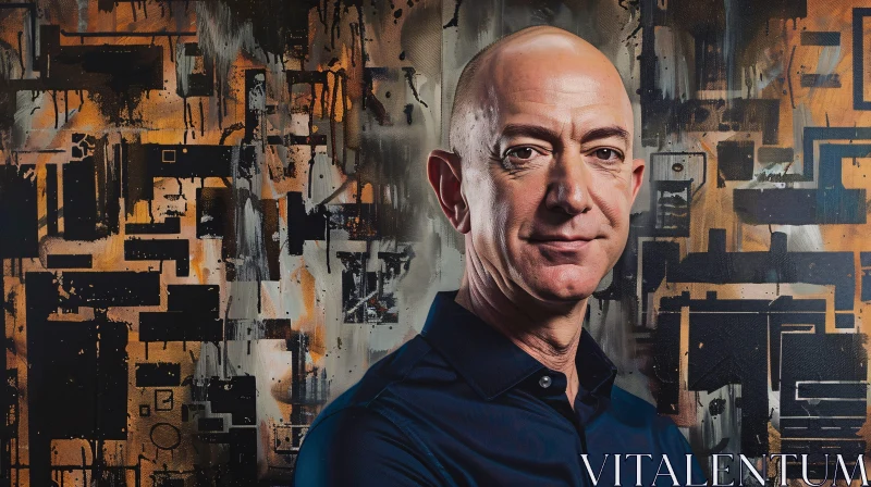 AI ART Jeff Bezos Modern Art Portrait