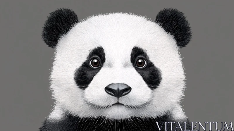 AI ART Charming Panda Bear Image