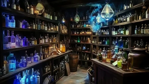 Vintage Alchemy: A Potion Master's Collection