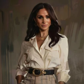 Regal Presence of Meghan Markle