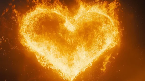Burning Heart Emitting Light in Darkness