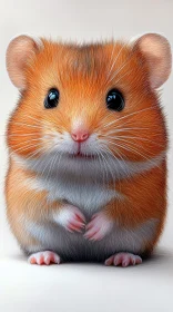 Adorable Hamster Art