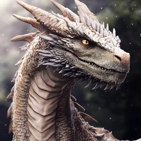 Fantasy Dragon Close-Up