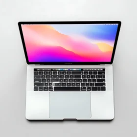 Stylish Laptop with Colorful Display