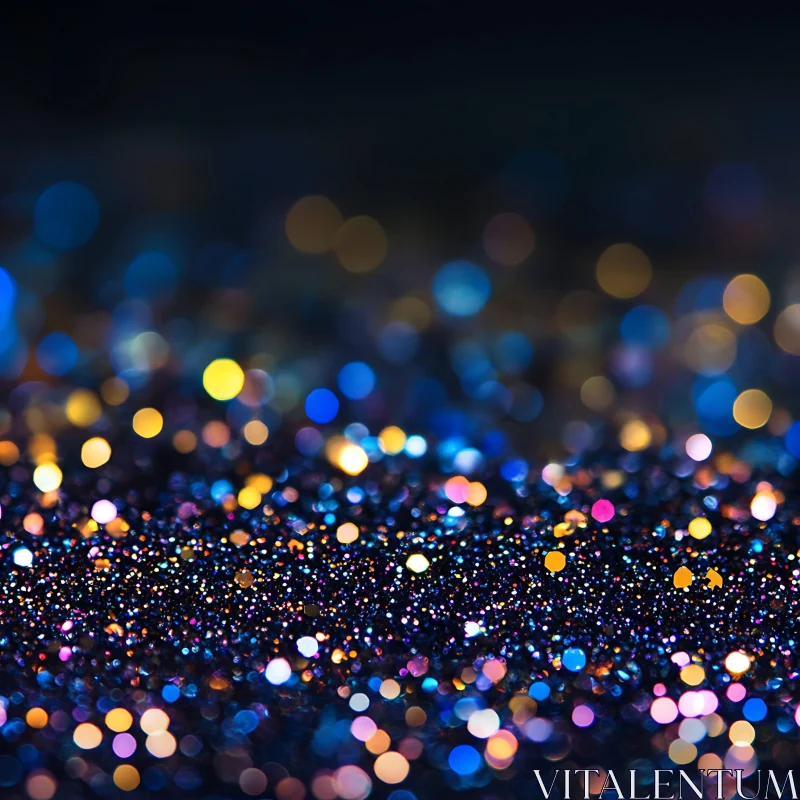 Sparkling Glitter Texture Background AI Image