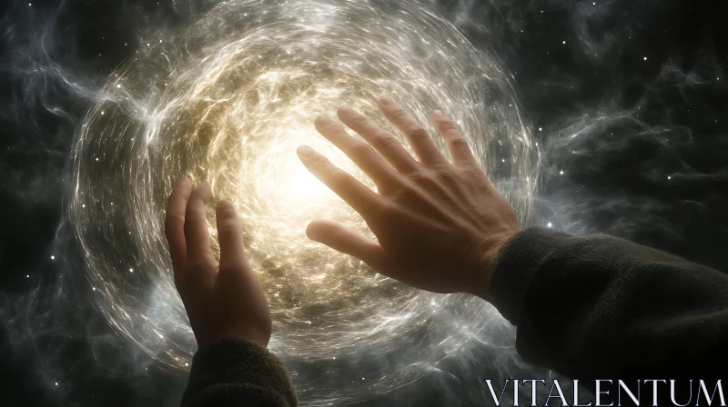 Touching the Universe AI Image