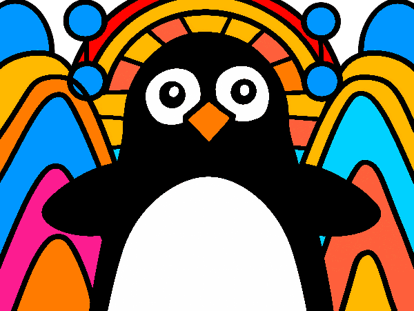 Penguin Art Tee POD Design