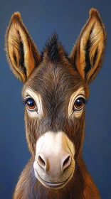 Donkey Art with Expressive Eyes