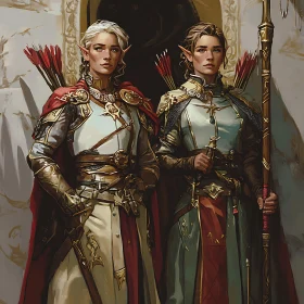 Elven Protectors: A Fantasy Portrait