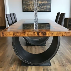 Elegant Contemporary Dining Table Design