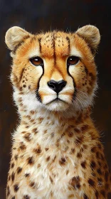 Cheetah Wildlife Painting