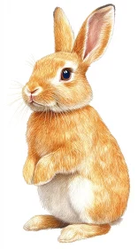 Captivating Portrait of a Rabbit