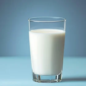 Pure Milk in Glass Serenity