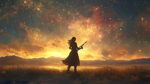 Starry Night Silhouette