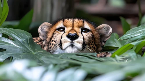 Wild Cheetah in Jungle