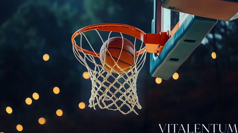 Hoop Dreams: Basketball in Motion AI Image