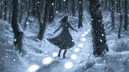 Winter's Embrace: A Woman's Journey