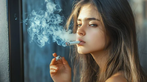 Woman with Cigarette