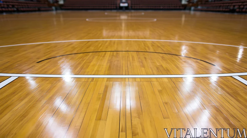 Indoor Sports Arena Flooring AI Image