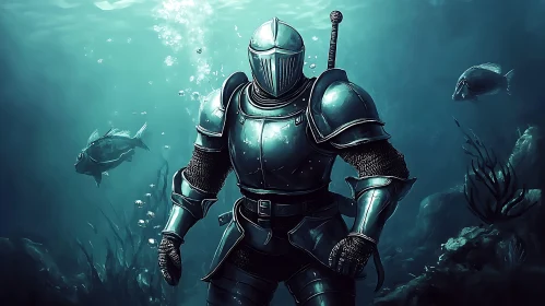 Armored Knight Beneath the Sea