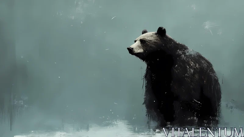 Wild Bear Artwork AI Image