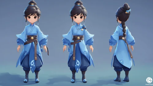 Stylized Anime Character Design