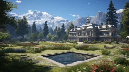 Unreal Landscapes: A Video Game's Surreal Garden and House