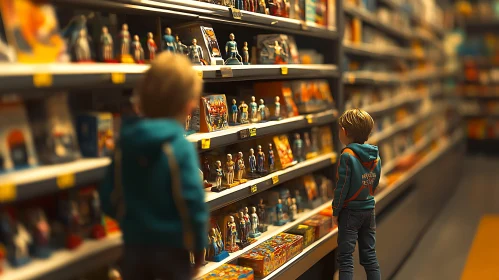 Aisle of Dreams: Child in Toy Store