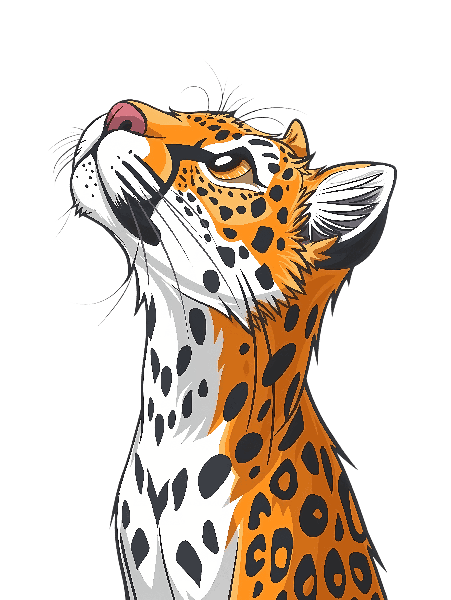 Leopard Head T-Shirt Design POD Design