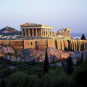 Parthenon at Acropolis in Athens Greece