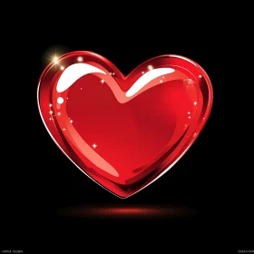 Luminous Heart: A Symbol of Love