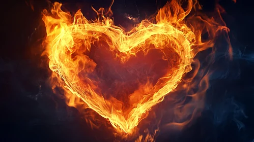 Heart Shaped Flames